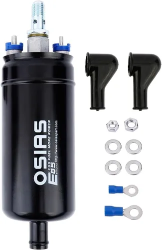 OSIAS Nueva bomba de combustible eléctrica en línea y kit de instalación para Mercedes Benz Audi Porsche Volkswagen Volvo 500SL 450SL 380SL 300SE