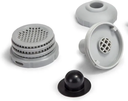 Miniatura 3 de Intex 25022E - Kit de piezas de repuesto para conector de chorro de agua para piscina sobre el suelo con coladores, boquillas y tapones