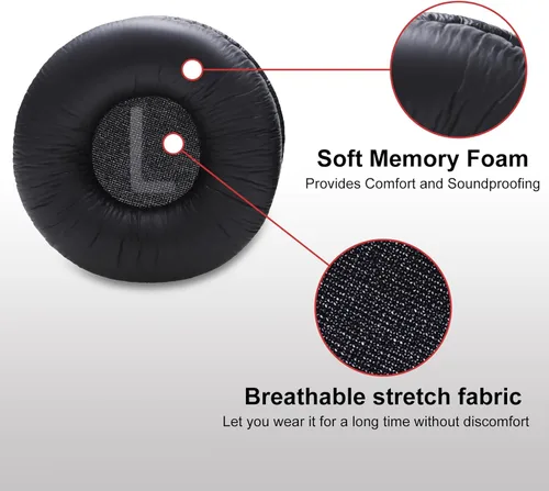 Miniatura 3 de Almohadillas de repuesto para JBL Tune 510BT 520BT 570BT 660NC 670NC 500BT 450BT 460BT y Live 460NC 670NC y JR310BT JR300BT y Junior 320BT y Sony