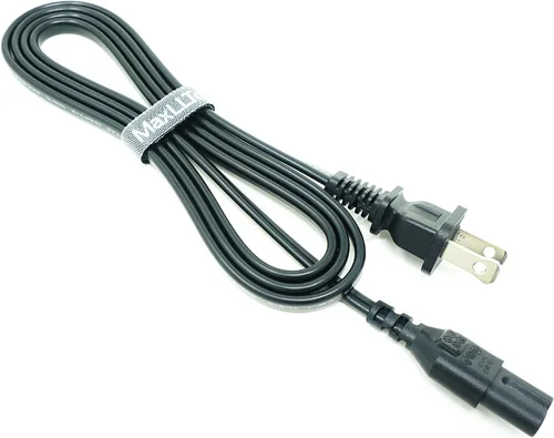 Miniatura 6 de MaxLLTo Cable de alimentación de repuesto de 2 clavijas para Sony Bravia TV KDL-32R300B KDL-32R330B KDL-40R350B KDL-40R380B 6 pies (negro)