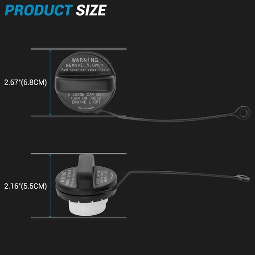 Miniatura 8 de Tapa de gasolina, tapa del depósito de combustible para Subaru, Outback Impreza Legacy 2010-2024, 14-23 Forester, 13-23 Brz, 13-24 Crosstrek, 15-23