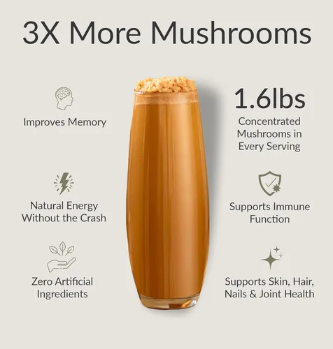 Miniatura 6 de BiOptimizers Magnesium Breakthrough 4.0, (30 cápsulas) y polvo de hongos (caramelo salado, 15 porciones) – Paquete de superalimentos y suplementos