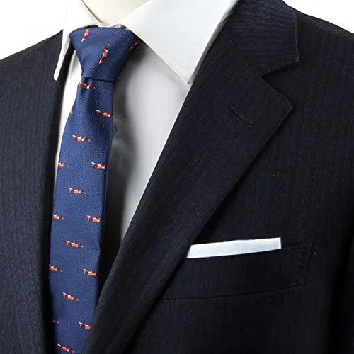 Miniatura 2 de AUSCUFFLINKS Corbatas deportivas y especiales Corbatas para hombres Lazos tejidos ajustados para el cuello Regalo para colega de trabajo