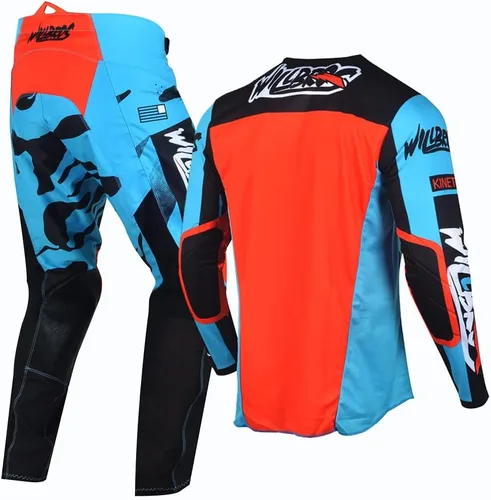 Miniatura 3 de Conjunto de pantalones de motocross para hombre, motocross, motocross, motocross, ropa de carreras para mujeres y adultos