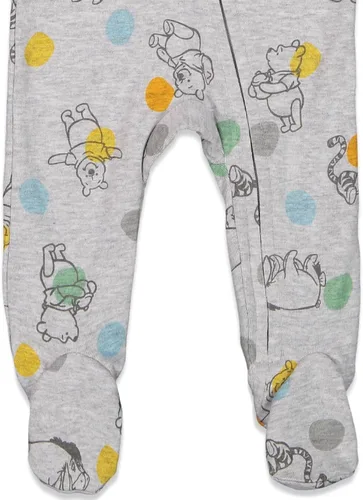 Miniatura 24 de Disney Winnie the Pooh Lion King Monsters Inc. Pixar Toy Story Baby Paquete de 2 overoles Sleep N' Play para recién nacidos hasta niños pequeños