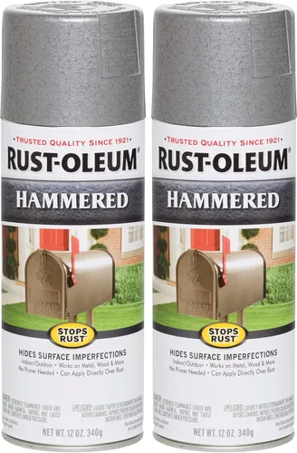 Miniatura 15 de Rust-Oleum 210849 - Pintura en aerosol martillada para prevención del óxido, 12 onzas, cobre