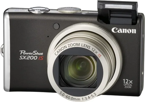 Miniatura 3 de Canon PowerShot SX200IS - Cámara digital de 12 MP con zoom estabilizado de imagen óptica de gran angular 12x y pantalla LCD de 3,0 pulgadas (Negro)