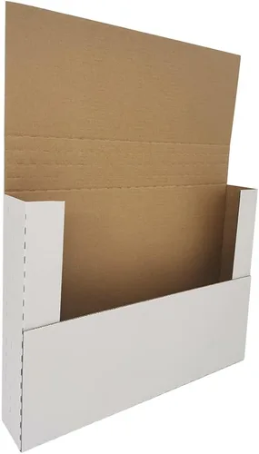 Miniatura 11 de Paquete de 200 sobres de cartón de 11 1/8 pulgadas x 8 5/8 pulgadas x 2 pulgadas, cajas de envío fáciles de plegar, tamaño carta ajustable en altura