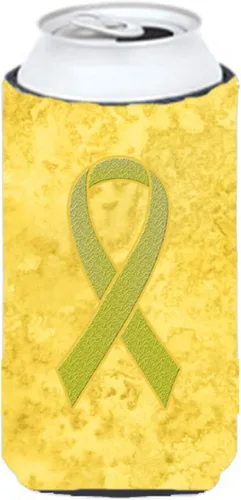 Miniatura 17 de Caroline's Treasures AN1203CC - Cinta amarilla para sarcoma, hueso o vejiga para concientización sobre el cáncer de lata o botella, enfriador