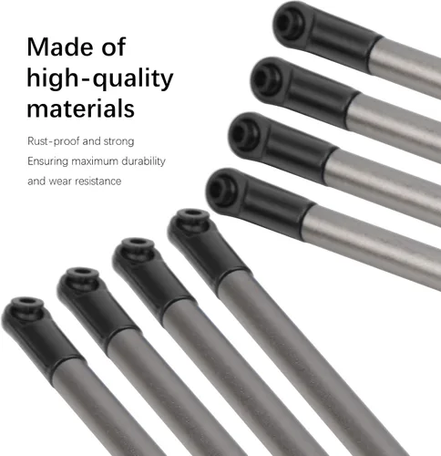 Miniatura 9 de Fine Workmanship Durability RC Link Rod, Rust‑Proof Link Rod, Outdoor for 1/10 275mm Wheelbase RC Crawler