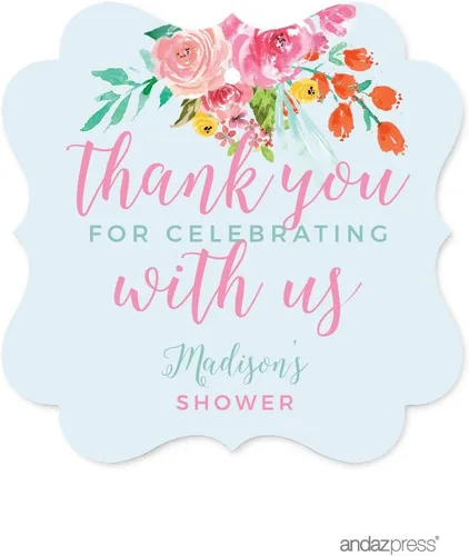 Miniatura 5 de Andaz Press Pink Roses English Tea Party Tea Party Colección Baby Shower Advice for the Mommy to Be Tarjetas, paquete de 20, actividades