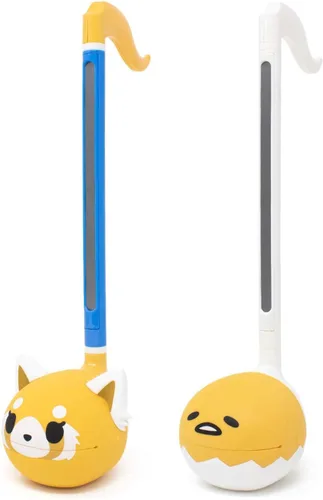 Edición Especial Sanrio Otamatone (juego de 2 piezas - Aggretsuko dulce + Gudetama) - Instrumento musical electrónico de juguete por Maywa Denki