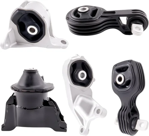 Miniatura 13 de Juego de 4 soportes de motor compatibles con CR-V 2.4L Auto 2002 2003 2004 2005 2006 para reemplazo de transmisión para A4504 A6597 A6596 A4506