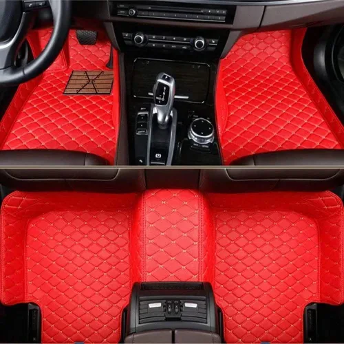 Miniatura 12 de ARAAO Alfombrillas de automóvil personalizadas para hombres y mujeres, sedán, SUV, automóvil, deportivo, antideslizantes, de lujo, (todo negro)