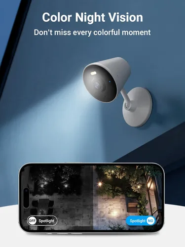 Miniatura 3 de [5G y 2.4G] Cámara de seguridad para interiores y exteriores para el hogar, cámara de bebé/anciano/perro/mascota con aplicación de teléfono, cámara