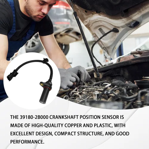 Miniatura 5 de Sensor de posición del cigüeñal Sensor del cigüeñal del motor OEM # 39180-2B000 391802B000 SU13885, sensor de posición del cigüeñal compatible