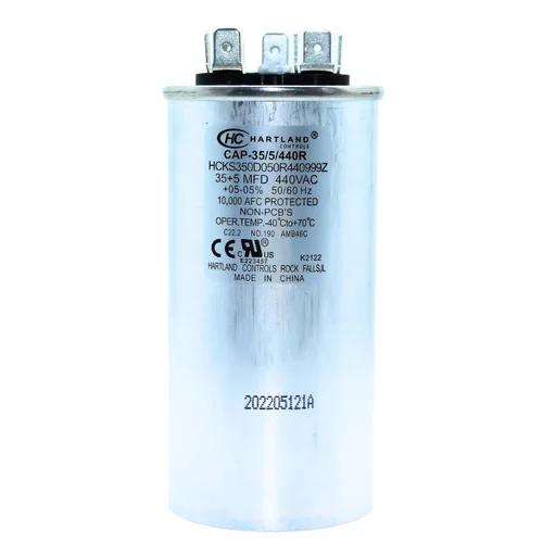 Miniatura 14 de HVAC Genius - Condensador de 5 condensadores MFD de 370 o 440 VCA 5uf de funcionamiento ovalado para motor de ventilador, condensador de soplador