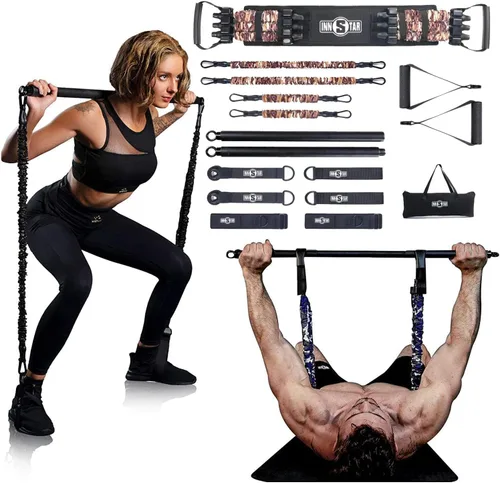 Miniatura 6 de INNSTAR Asas de Cable para Equipo de Gimnasio, Mangos de Banda de Resistencia con Empuñaduras de Núcleo Sólido de ABS, Mango de Cable en D, Asas