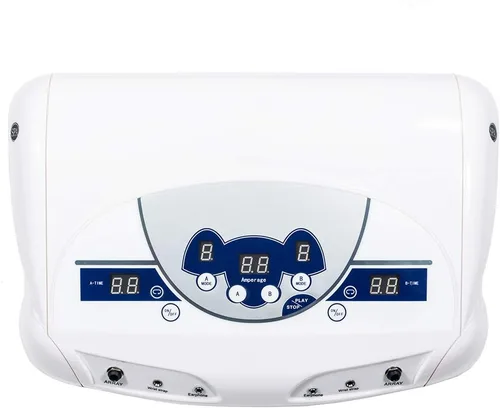 Miniatura 2 de iMeshbean Último profesional Dual Ionic Ion Detox Aqua Foot Spa Limpiar la máquina con reproductor de música Mp3 M # 01 EE.UU