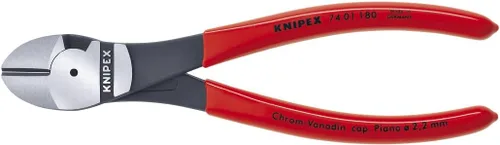 Miniatura 6 de KNIPEX - 74 01 250 Herramientas SBA - Cortadores diagonales de alto apalancamiento (7401250SBA), 10 pulgadas alicates de corte lateral