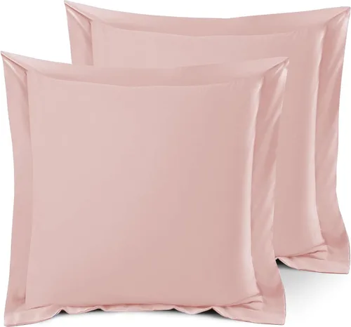 Miniatura 36 de Nestl Juego de 2 fundas tipo sham de almohada suaves - Fundas de almohada de microfibra de doble cepillado - Fundas de almohada de cama premium