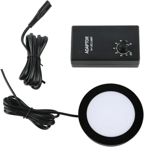 Miniatura 2 de Kit de accesorios para microscopio fuente de luz inferior de microscopio 9W LED luminator 110V-220V para microscopio binocular trinocular cámara