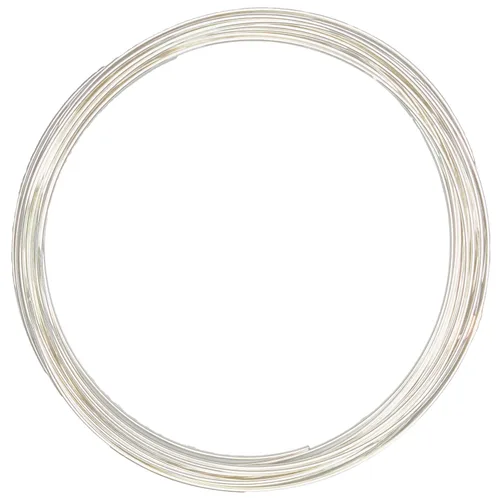 Miniatura 8 de Alambre de plata fina calibre 26, de 999, redondo, extremadamente suave, de 1,22 m - para arte en joyería de WIZART