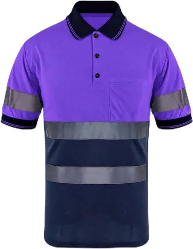 Miniatura 7 de SMASYS Polo de seguridad - Construcción reflectante Hi-viz ropa de trabajo camisetas con bolsillos para mujeres y hombres