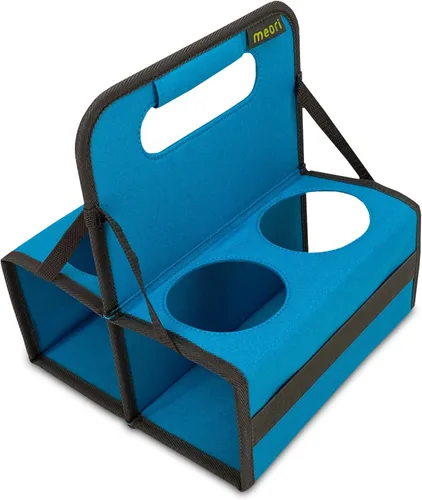 Miniatura 11 de meori Portabebidas reutilizable para 2 tazas, portador de tazas para llevar, plegable, portador de café con asa para vino, cócteles, organizador
