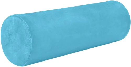 Miniatura 9 de Almohada cervical azul claro y verde azulado para aliviar el dolor de cuello, almohada redonda para el cuerpo, almohada de apoyo lumbar para cama
