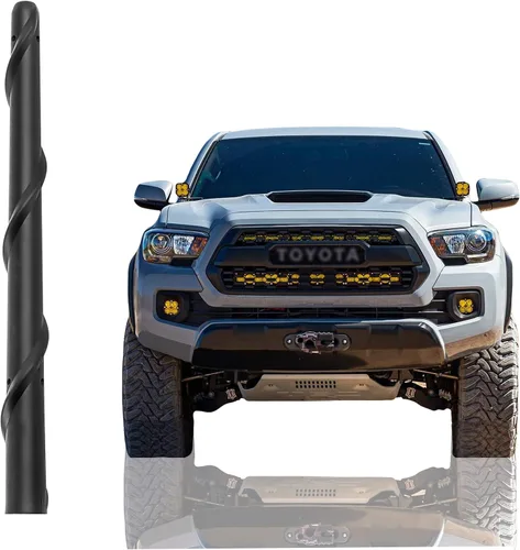 Antena corta para Toyota Tundra 2000-2021 Tacoma FJ Crusier 1995-2015, antena de repuesto de 7 pulgadas en espiral de goma flexible Tundra Tacoma