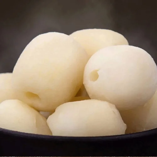 Miniatura 5 de Semilla de loto seca 10.58 oz/300 g Sopa de postre Ingredientes de congee Semillas de loto peladas Semilla de loto blanca seca de Sopa de gachas