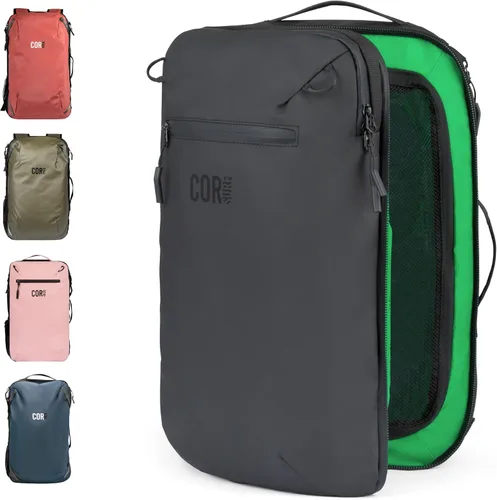 Miniatura 16 de COR Surf Mochila de viaje de mano Island Hopper 2.0 Mochila ultraligera aprobada para artículos personales 28L Negro Edición impermeable