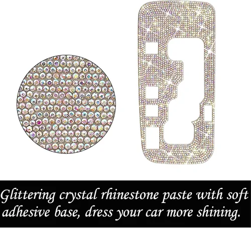 Miniatura 2 de Para Jeep Wrangler JK JKU Accesorios 2012 2013 2014 2015 2016 2017 2018 Bling Gear Shift Box Frame Cover Trim Panel Sticker para mujeres y hombres