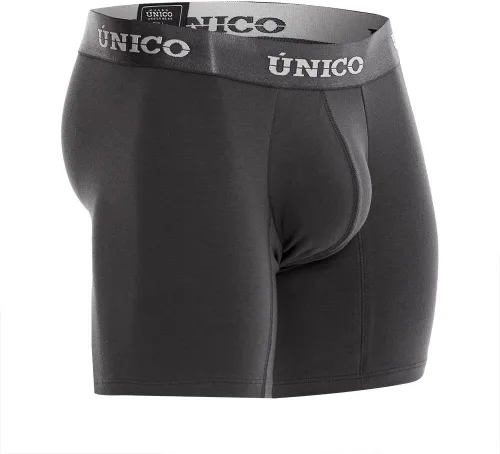 Miniatura 2 de Mundo Unico Calzoncillos tipo bóxer para hombre Algodón (Estados Unidos, Alpha, L, regular, regular, gris oscuro)