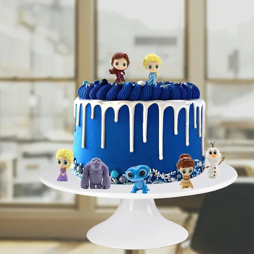Miniatura 5 de Decoración de pastel de congelado, 12 piezas de figuras de acción de congelados, figura de acción de congelado, mini figuritas de juguete