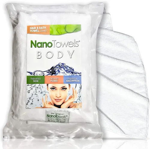 Miniatura 8 de Nano Towels Toalla de baño corporal y ducha. Enorme y súper absorbente. Elimina la suciedad, el aceite y los cosméticos. Úsalo como toalla de lujo