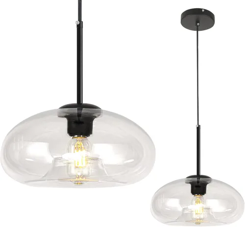 Luces colgantes de cristal, iluminación de isla de cocina, globo colgante, accesorios de iluminación IIndustrial vintage colgante para cocina, isla,