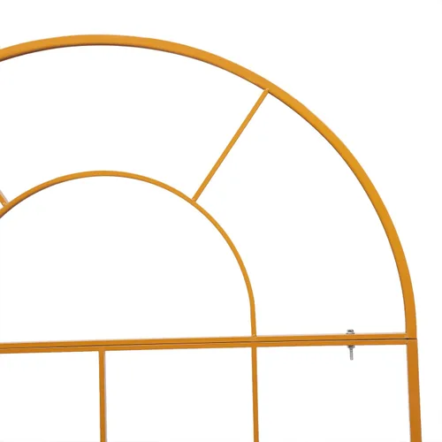 Miniatura 3 de Soporte de telón de fondo de arco de boda de 3.9 x 6.6 pies, soporte de arco de globos de metal, arco de boda dorado, marco de arco de globos