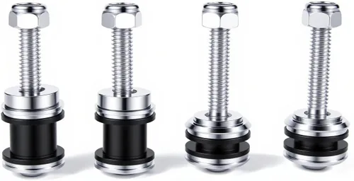 Miniatura 4 de Kit de acoplamiento desmontable de liberación rápida para barra Sissy para Harley Sportster XL883 XL1200 2004+ con tornillo de montaje