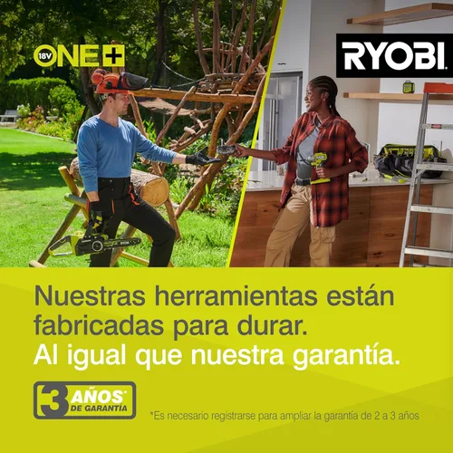 Miniatura 10 de Ryobi RY18PW22A-0 Lanza de presión de batería 18V ONE+ 182 l/h 22 Bar (solo cuerpo)