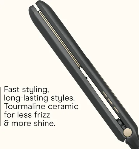 Miniatura 3 de Infiniti PRO CONAIR - Plancha digital de turmalina de cerámica de 1 pulgada, plancha plana de 1 pulgada para alisar o rizar, 5 ajustes de calor