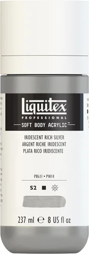 Miniatura 111 de Liquitex Professional Soft Body - Pintura acrílica, botella de 2 onzas (59 ml), blanco titanio Titanio Blanco