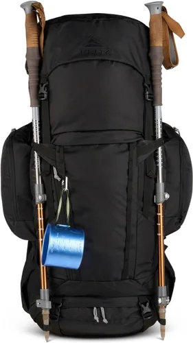 Miniatura 14 de Kelty Coyote - Mochila de 60 a 105 litros, para hombre y mujer (actualización 2020) - Mochila de senderismo, mochilero, mochila de viaje, Negro