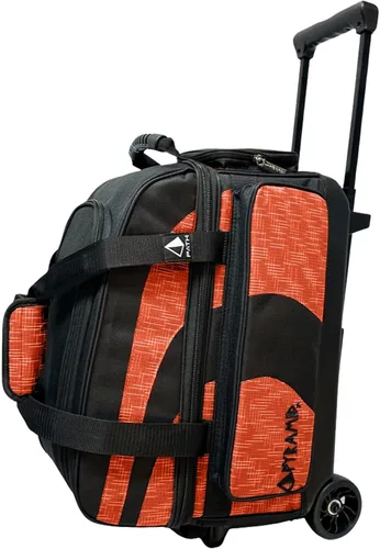 Miniatura 21 de Pyramid Bolsa de Bolos Deluxe de Doble Rodillo para 2 Bolas con Gran Compartimento Separado para Zapatos (Hasta 2 Pares de Zapatos) y Bolsillos