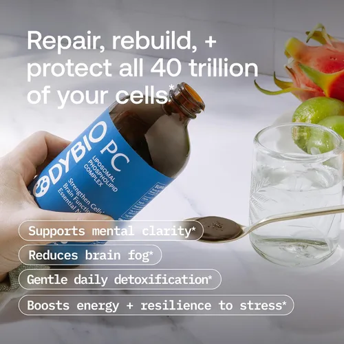 Miniatura 4 de BodyBio PC - Fosfatidilcolina para la salud cerebral, claridad mental, función cognitiva, reparación celular y envejecimiento saludable, suplemento
