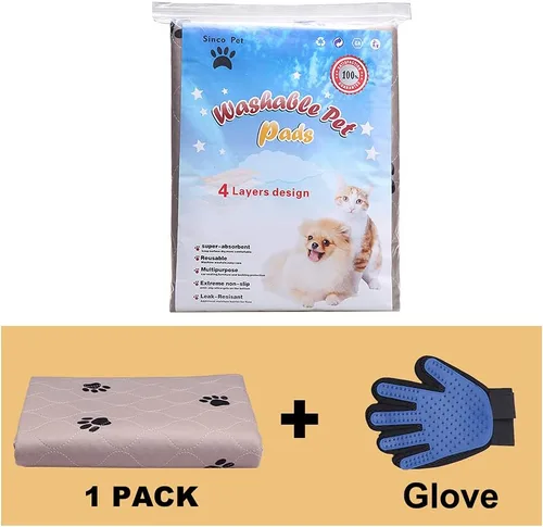 Miniatura 4 de Almohadillas lavables para cachorros, reutilizables, súper absorbentes, impermeables, almohadilla grande para orina de perro para cama de perro