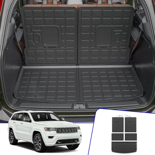 Miniatura 9 de Rongtaod Alfombrilla de Carga Compatible con Maletero de Jeep Grand Cherokee 2011-2021 Alfombrilla 2022 2023 para Maletero Grand Cherokee WK Forro