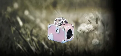 Miniatura 3 de Abalorio de viaje de plata de ley 925 calado para pulseras y collares, joyería regalos para mujeres