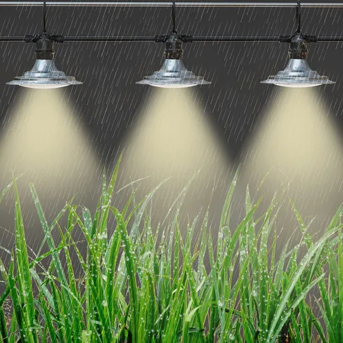 Miniatura 6 de Luces LED de cultivo para invernadero, 12 luces impermeables, luz de crecimiento de plantas de espectro completo, luces de cultivo de invernadero